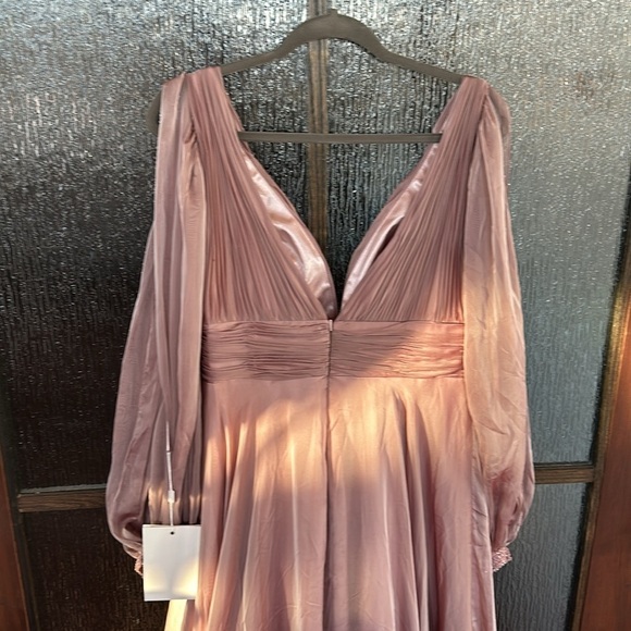 MAC DUGGALMAC DUGGAL 67414 DRESS Mocha Size 10 - Picture 13 of 13